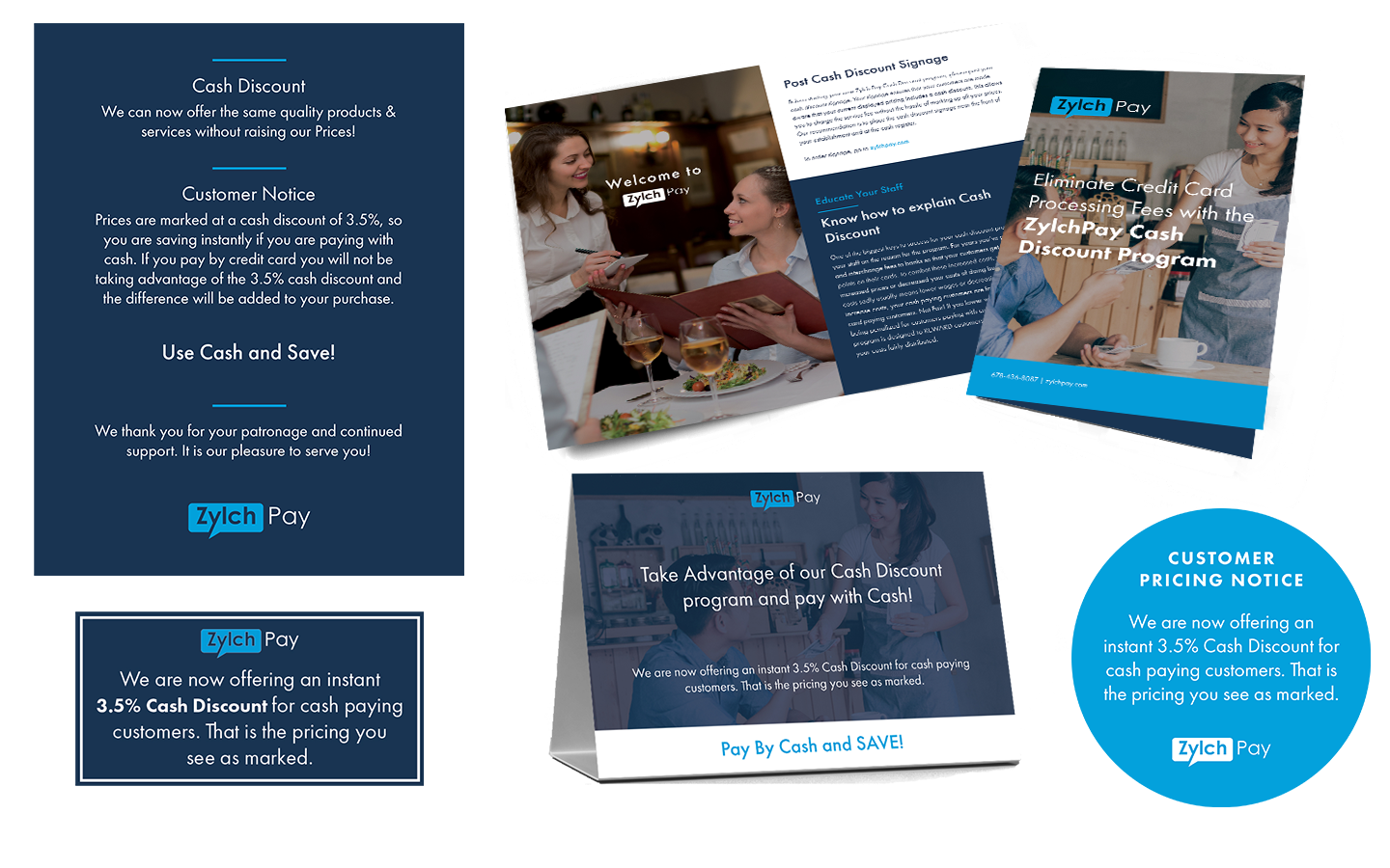 zylchpay brochure and flyer graphic design
