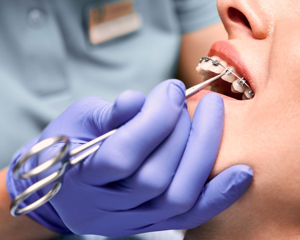 an orthodontist